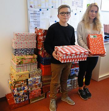 Weihnachten im Schuhkarton